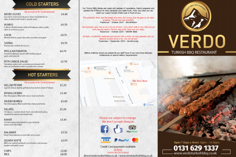 Menu Design
