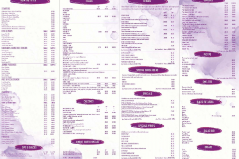Menu Design